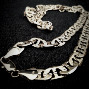 Diamond-Cut Gucci Mariner link Chain Necklace or Bracelet