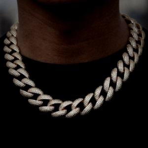 18mm Thick Miami Cuban Link Choker Chain Or Bracelet Iced AAA+Cz Stones