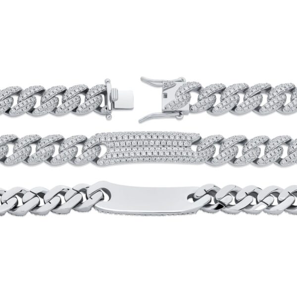 Men's Fashion Jewelry Iced Cuban Link Bracelet