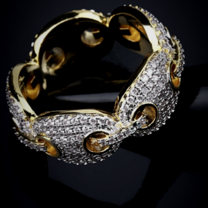 Women's Gucci Mariner Link Ring AAA+Cz Stones Men's Fashion Rings