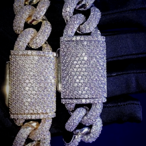 Thick 18mm Miami Cuban Link Bracelet AAA+Cz Stones Sizes 7