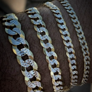 Flat Miami Cuban Link Solid 925 Diamond Cut Bracelet