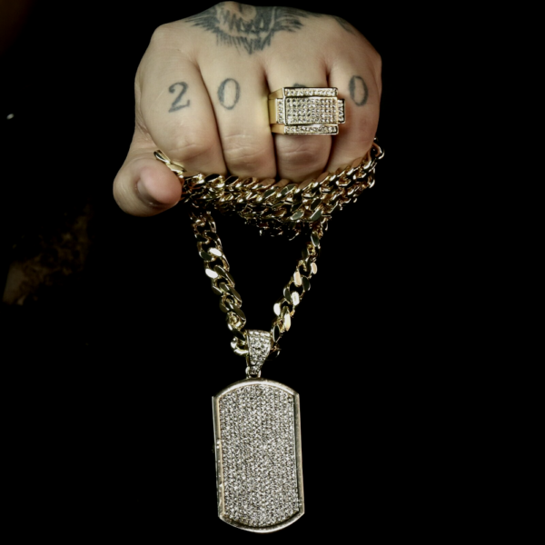 Men's Iced Out Miami Cuban Link Pinky Ring