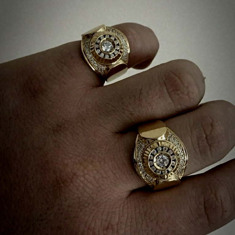 Men's Iced Out Miami Cuban Link Pinky Ring