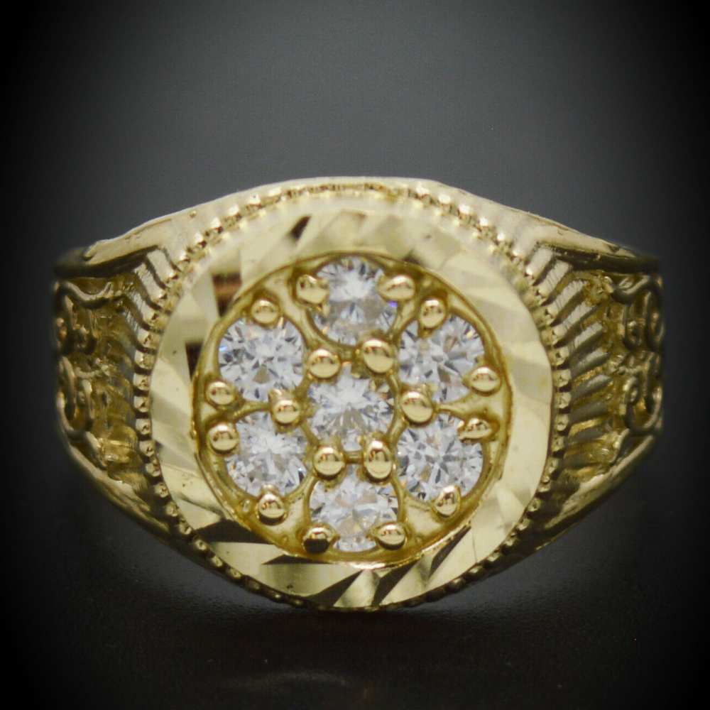 Buy Dine Gems Real Diamond Gold Ring 3 Gram for Men Lab Grown 0.50 Carat  Diamond Eye Clean VVS1 Clarity Round Cut Diamond Ring हीरे की अंगूठी असली Men  Gold Diamond Ring