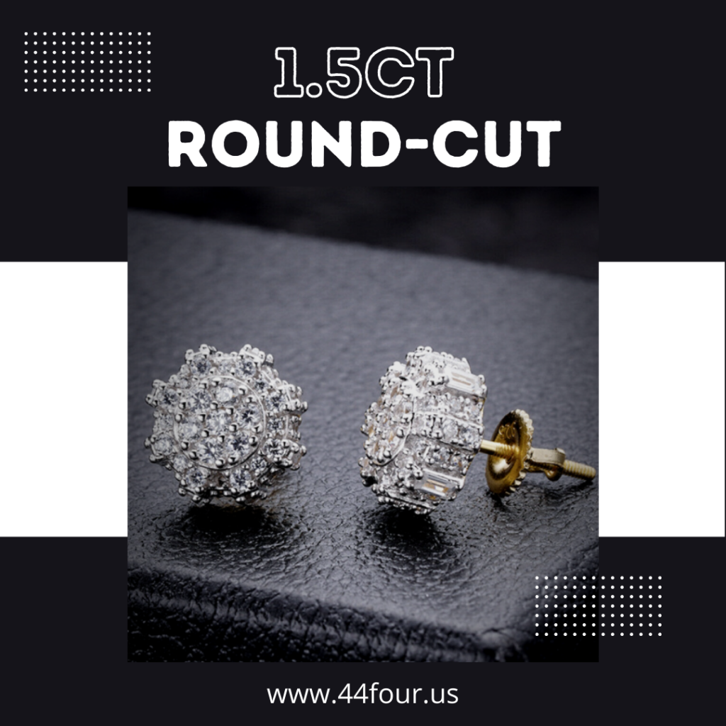Crafted from high-quality materials and featuring a stunning array of diamonds, these Screw Back Stud Earrings are the perfect accessory for any occasion. 