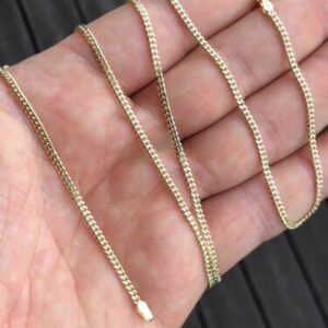 2mm Solid 14k Gold Miami Cuban Link