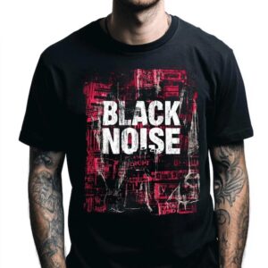 Black Noise Graphic Tee: Unisex Concert T-Shirt