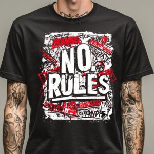 No Rules Graphic Tee: A Must-Have Alt Clothing Wicked Tshirt