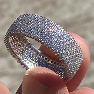 925 Sterling Silver Eternity Band Pinky Ring CZ | Men’s & Women’s Silver Pinky Ring Sizes 5–13