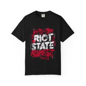 Riot State Graphic T-Shirt, Unisex Streetwear Tee
