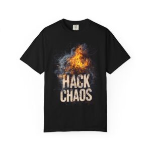 Hack Chaos Graphic T-Shirt, Casual Tee, Unisex Fashion, Gamer Shirt, Unique Gift